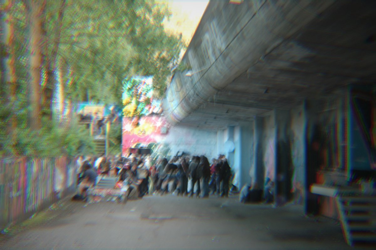 The same photo with the Chromatic Aberration look